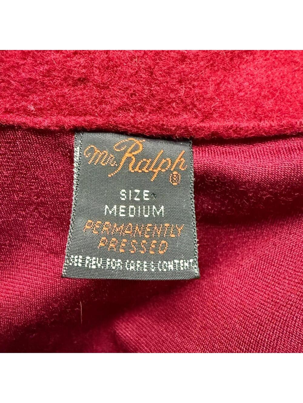 Mr. Ralph Red Robe with Belt and Pockets - Picture 3 of 4